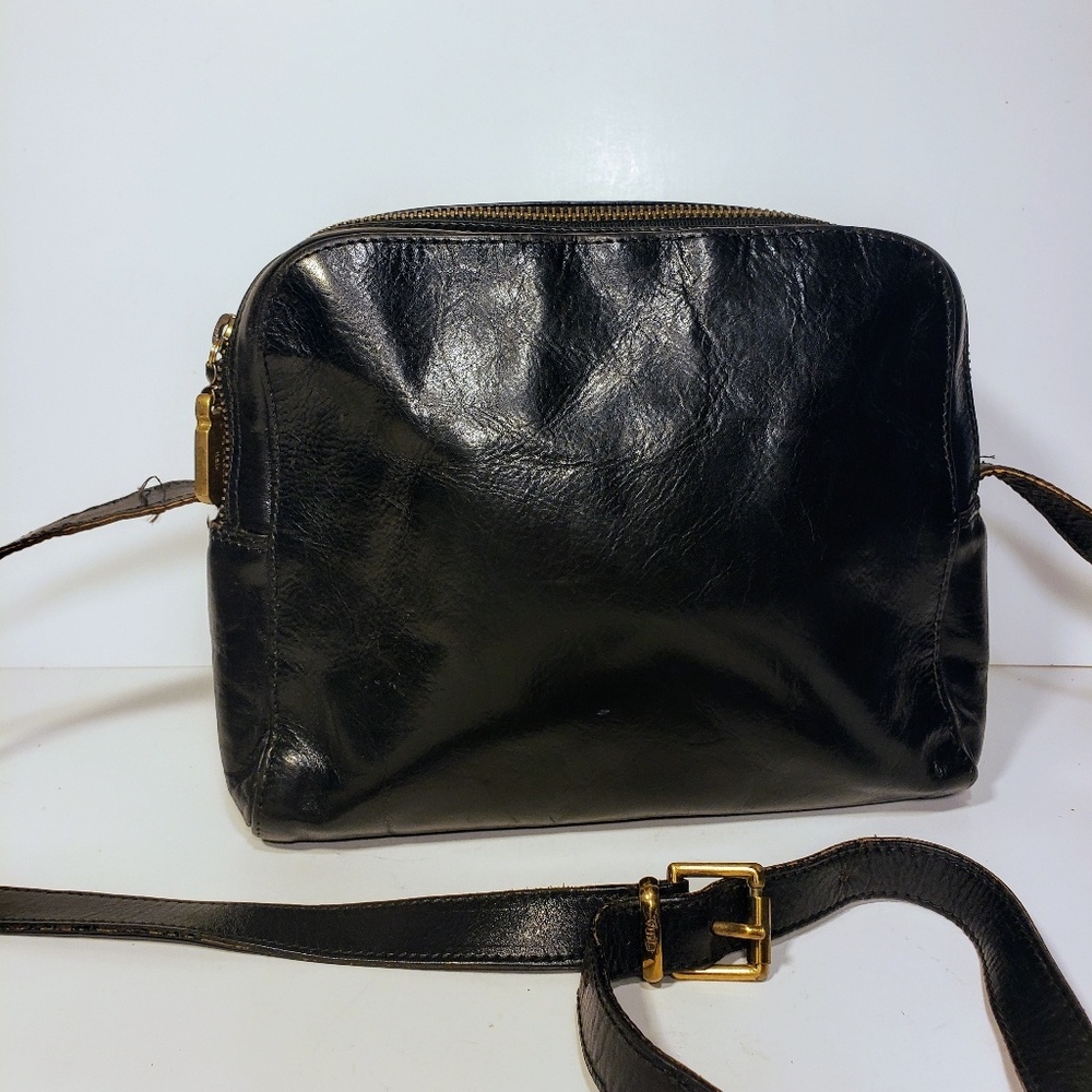 Vintage Itialian made leather crossbody purse
